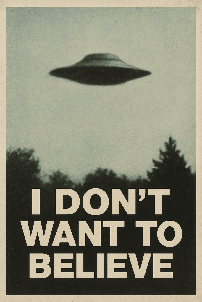 I don't want to believe